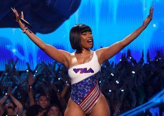 Megan Thee Stallion Pays Homage to Britney Spears at the 2024 MTV VMAs |  Marie Claire