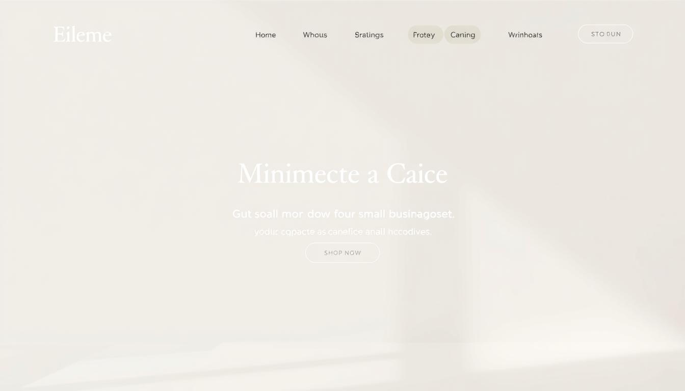 minimalist web design