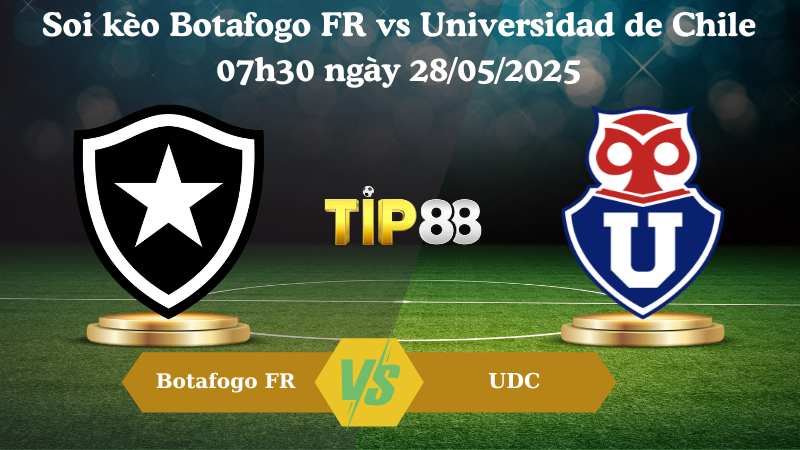 Soi kèo Botafogo FR vs Universidad de Chile 07h30 ngày 28/05/2025