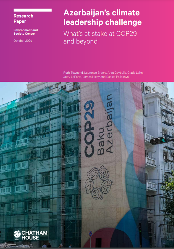 Azerbaijan's Climate Leadership Challenge report cover