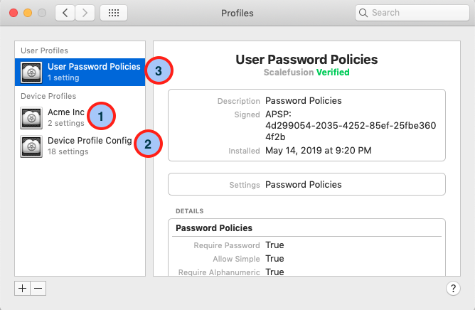 macOS device enrollment