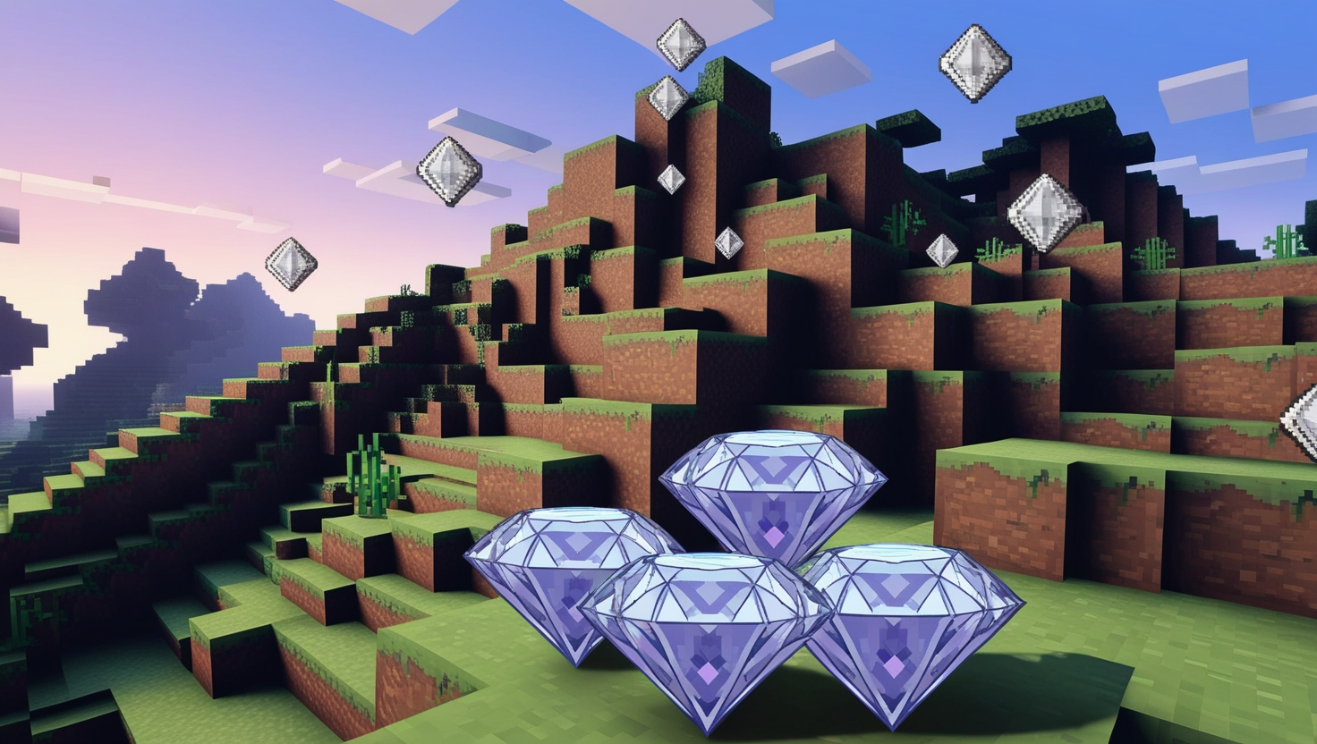 Diamond:lrxzd9btu5e= Minecraft