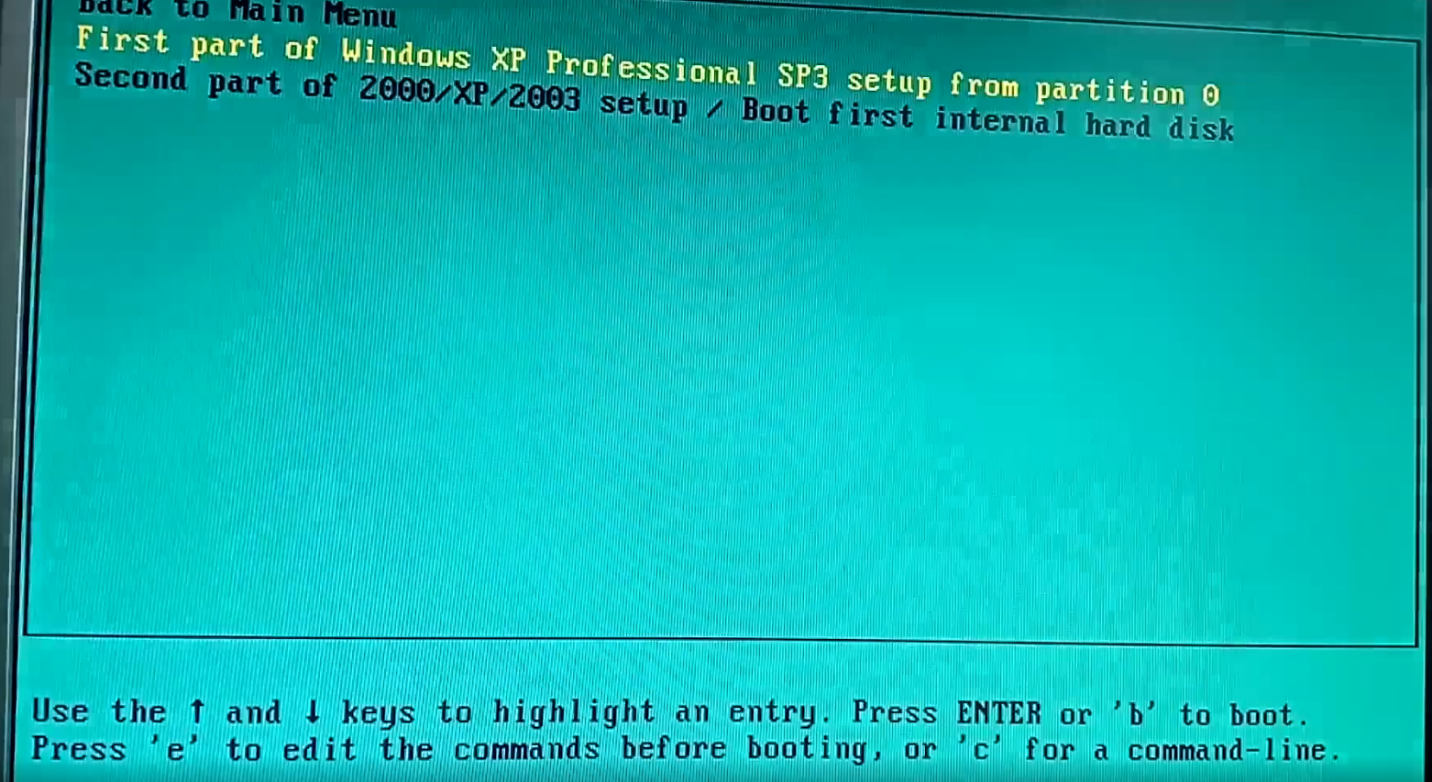 как установить Windows XP