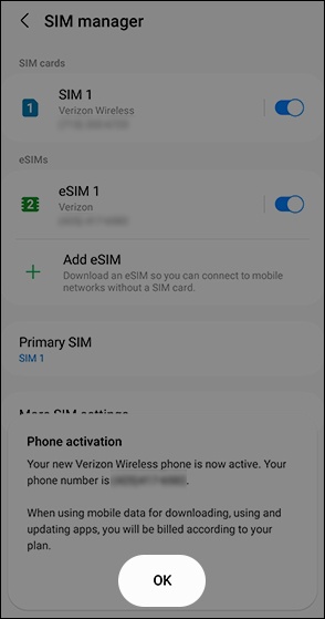 Verizon eSIM Activation on Android and Other Devices 
