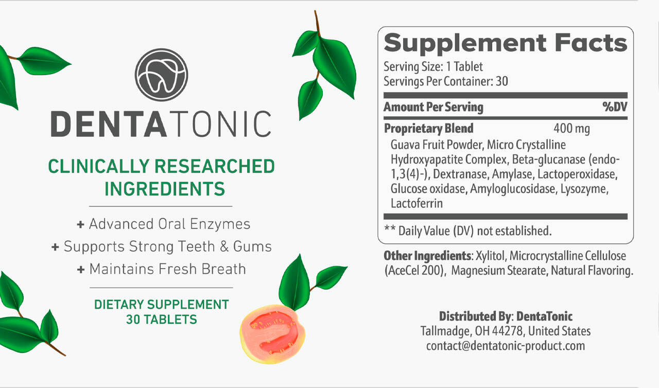 Dentatonic Official website | Oral Health Supplement