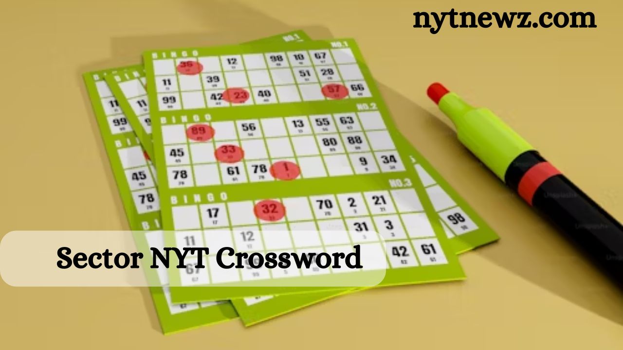 Sector NYT crossword