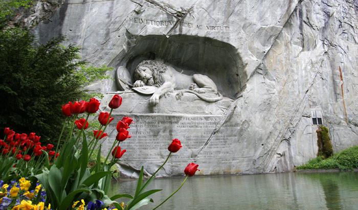 Lion Monument Lucerne, Switzerland - Lucerne Lion Monument