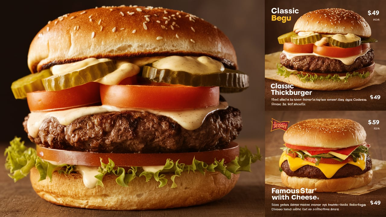 hardee's menu with prices and pictures