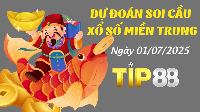 Dự đoán soi cầu xổ số miền Trung hôm nay ngày 01/07/2025