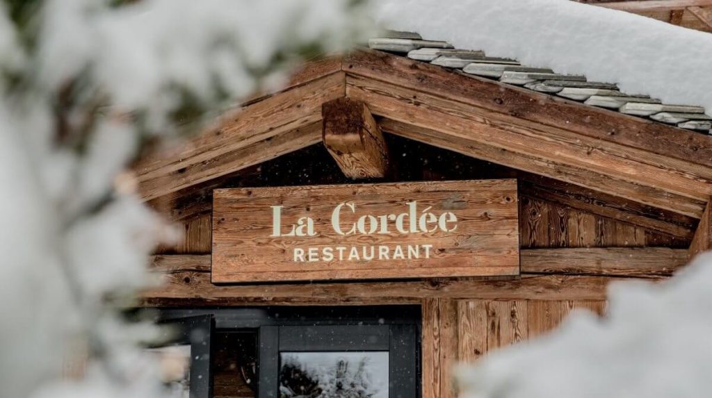 La Cordee restaurant Verbier exterior