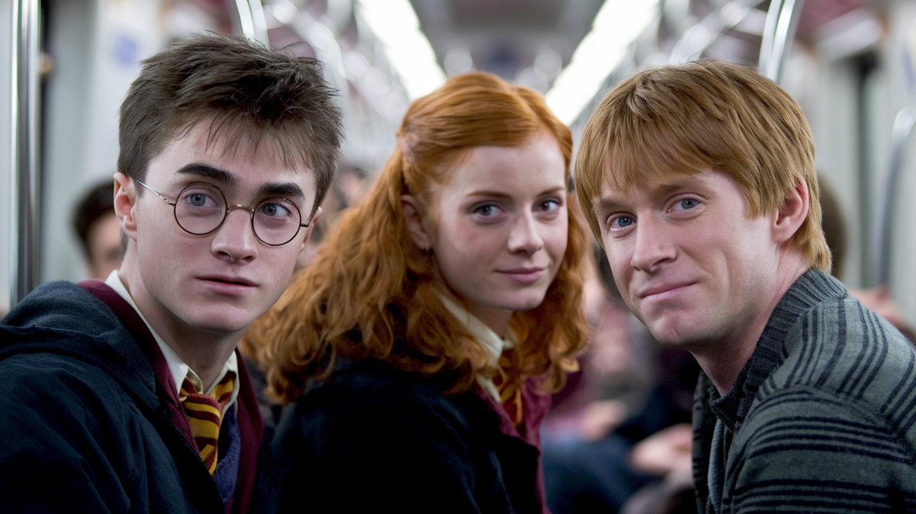 How Did Hermione Recognize Harry on the Train
