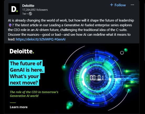 linkedin and deloitte