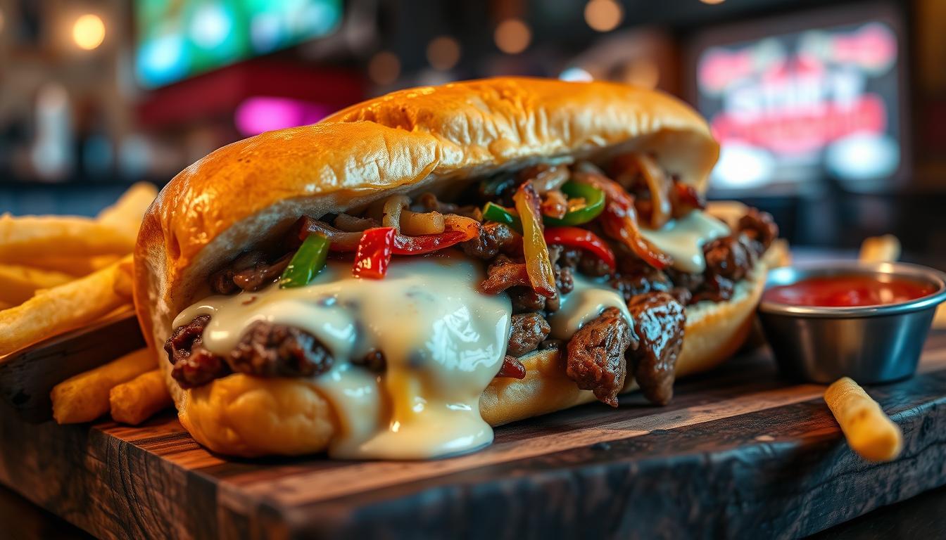 restaurant-style cheesesteaks