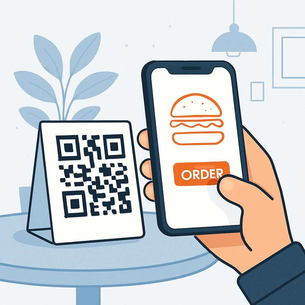 Ordering from QR Codes