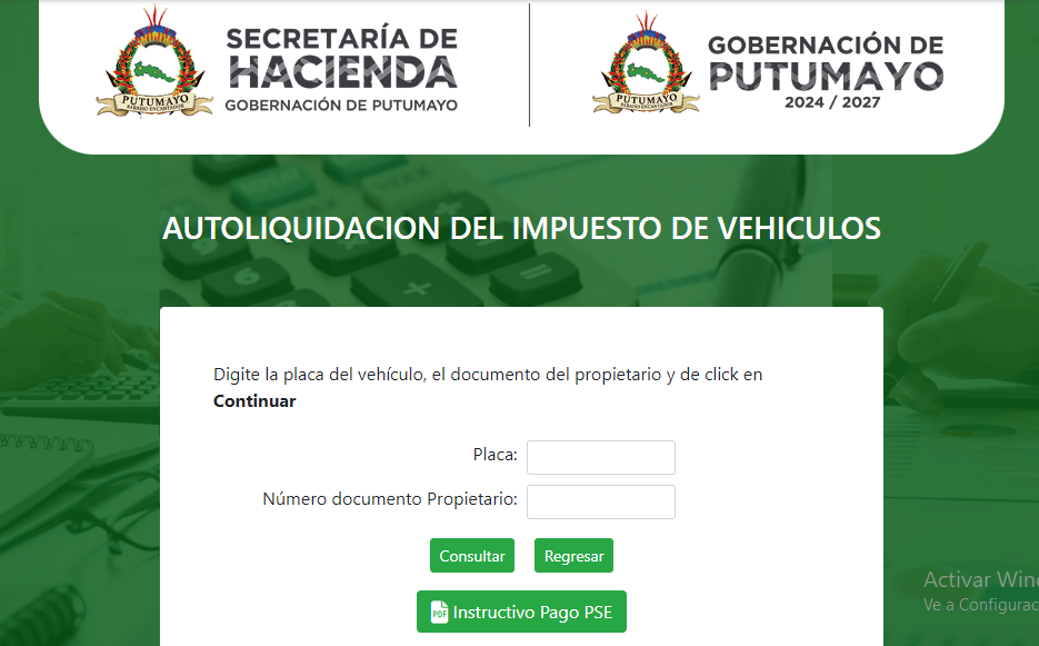 pagina de plataforma putumayo
