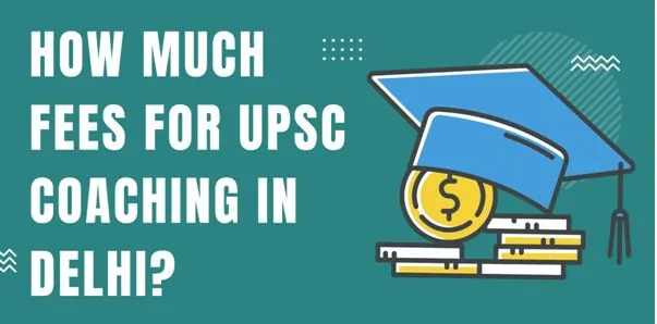 the image show a question about fee for UPSC coaching 