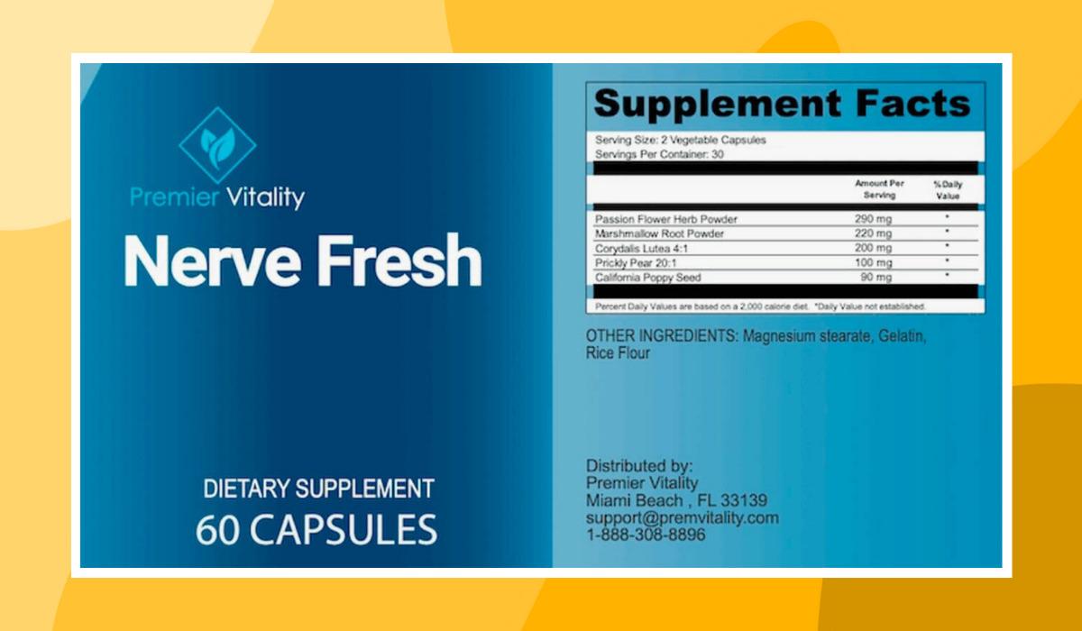 Nerve Fresh Supplement Facts