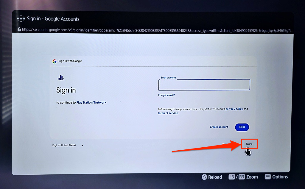 Steps to link YouTube account to the PlayStation 5