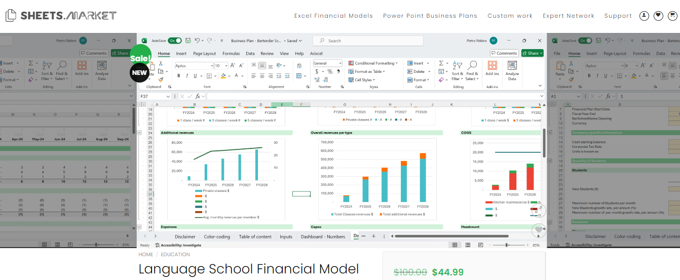 Sheets.Market | How Much Money Does a Language School Make?