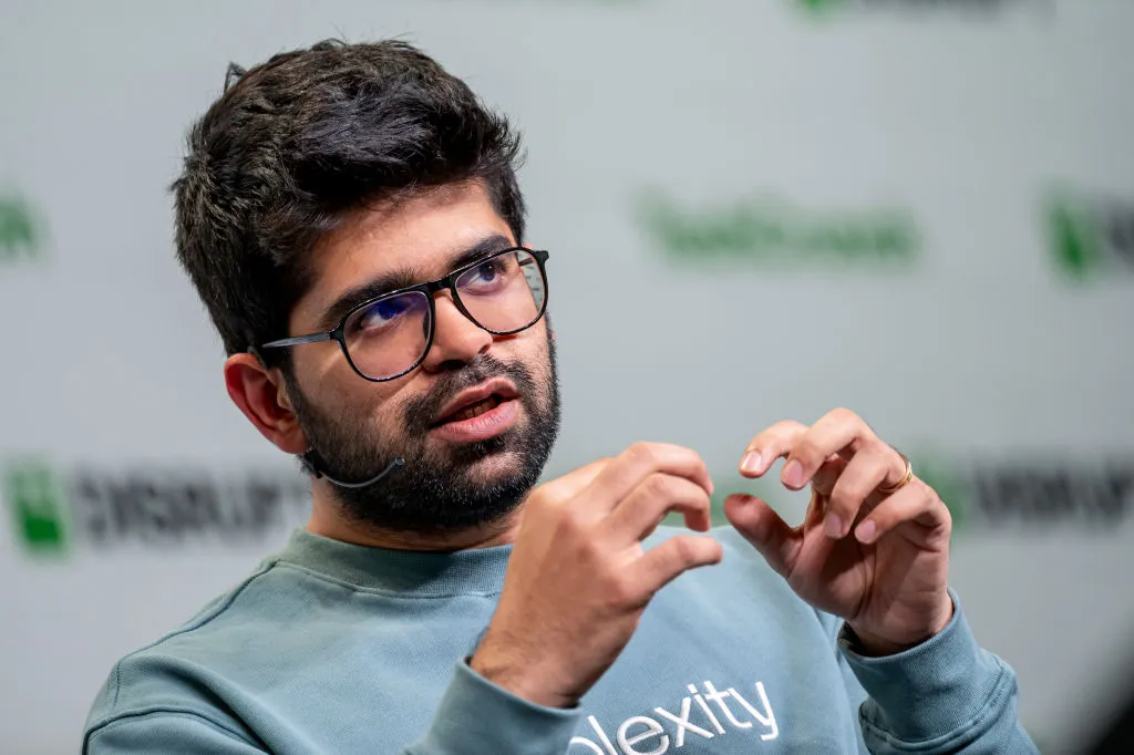 CEO of Perplexity 
image Credits: David Paul Morris/Bloomberg / Getty Images