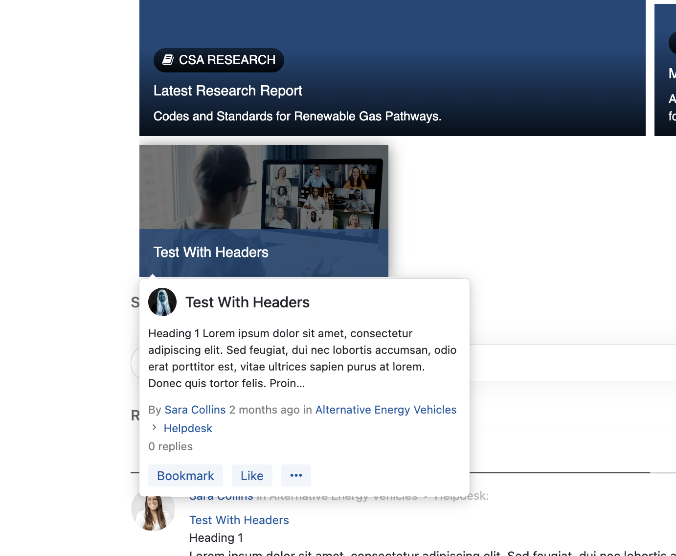 NOTE The preview feature in single column will get stuck if you move off of mosaic window
