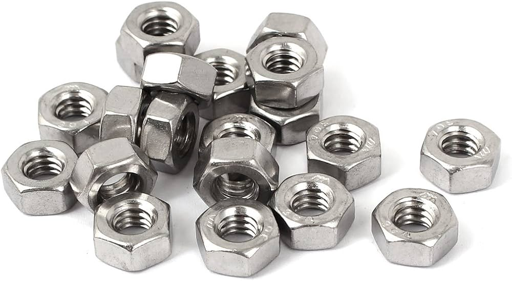 Vật liệu chế tạo Tán lục giác thép cấp bền 4 mạ kẽm trắng
