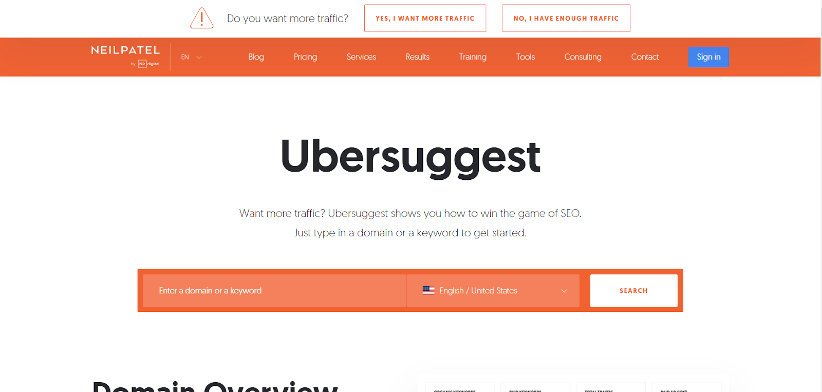 Ubersuggest