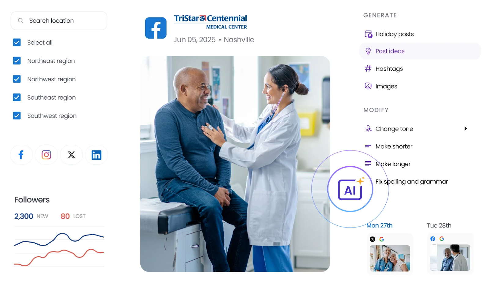 Birdeye social media management