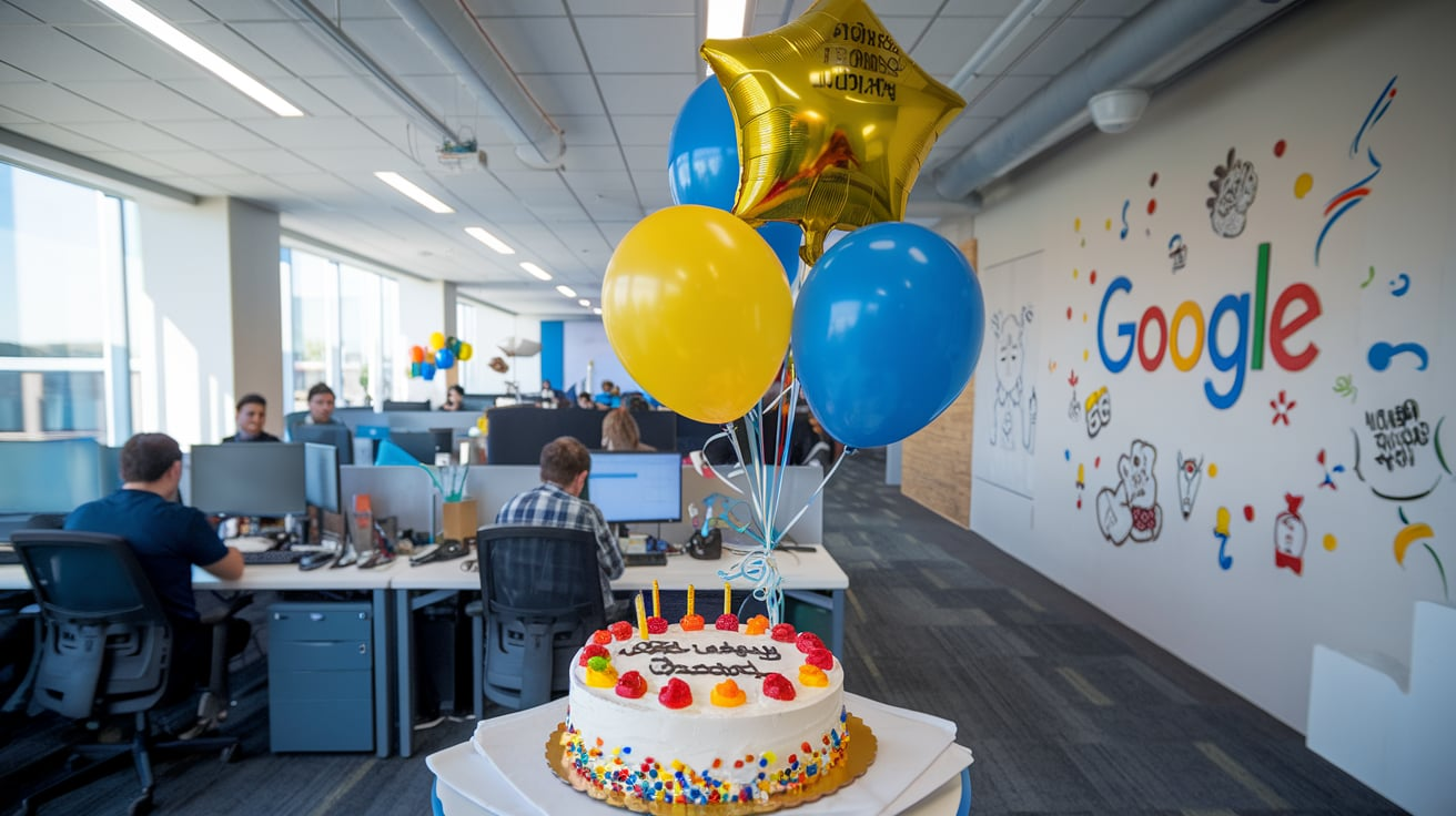  it’s Google’s 25th birthday