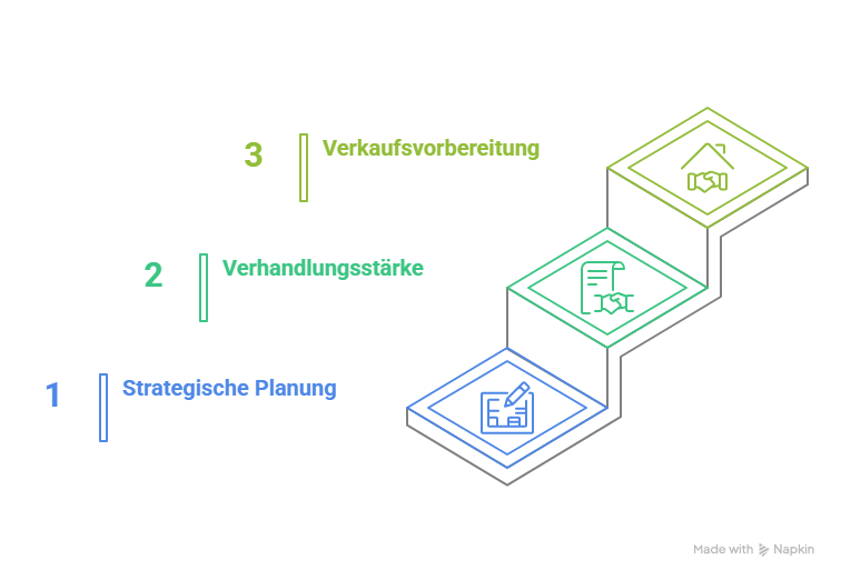 Nach der Immobilienbewertung: Mit fundierter Marktwertanalyse zur strategischen Planung, besseren Verhandlungen und optimaler Vorbereitung für den Immobilienverkauf.