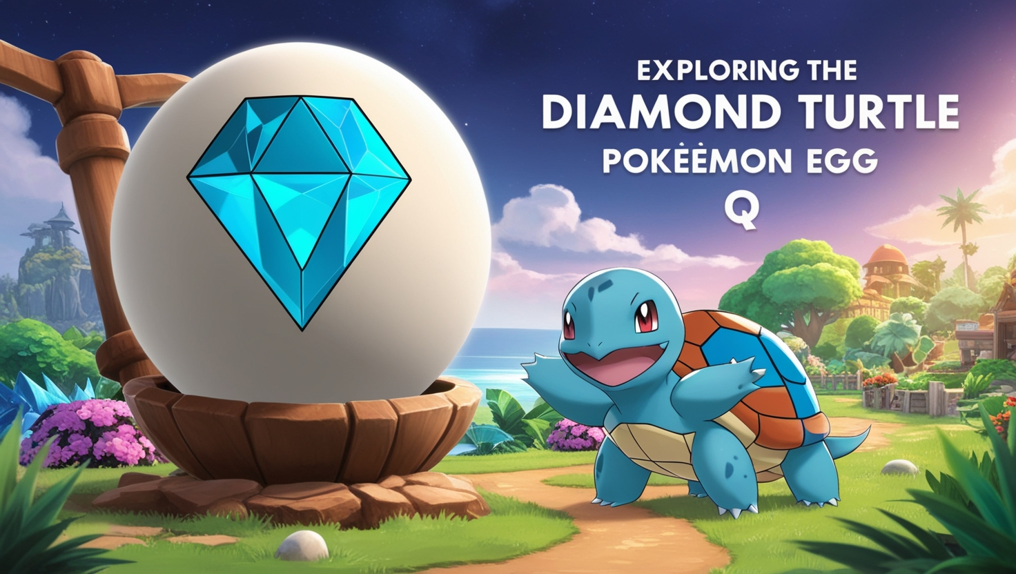 Diamond Turtle Pokemon Egg on Pokefarm Q