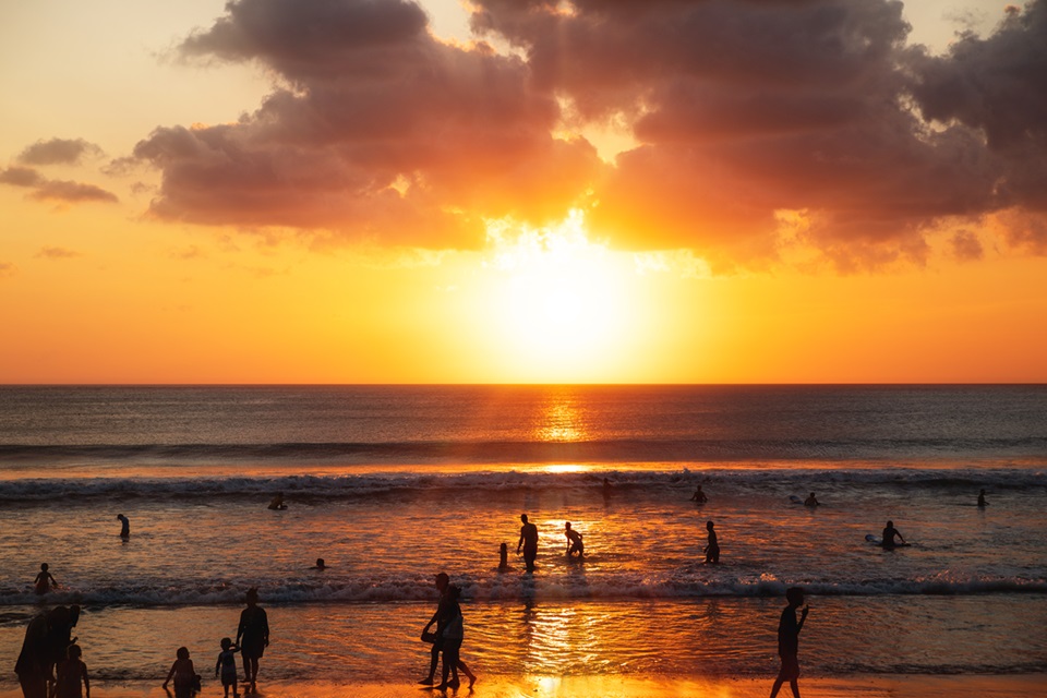 bali's top sunset