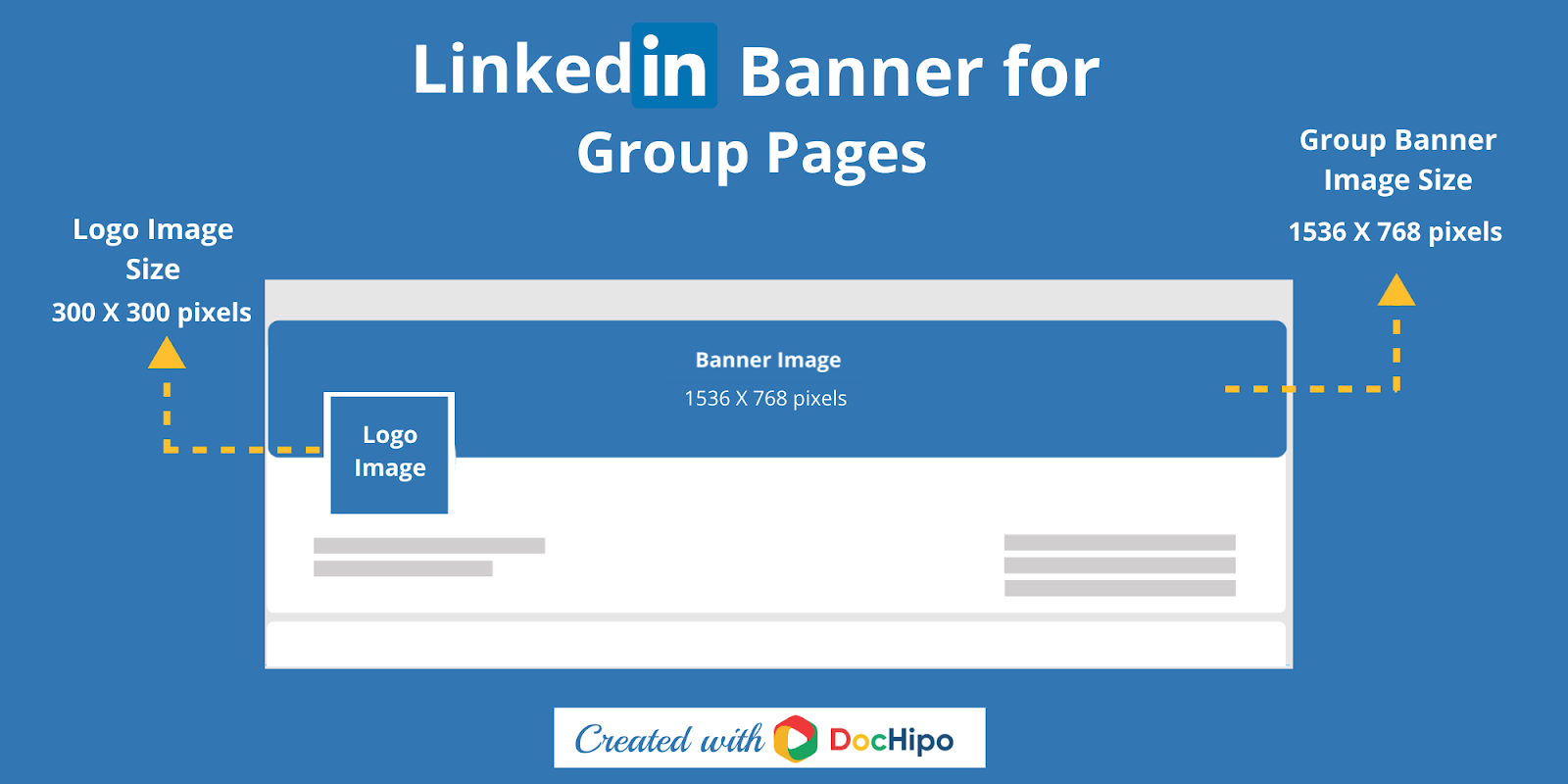 LinkedIn header size for group page