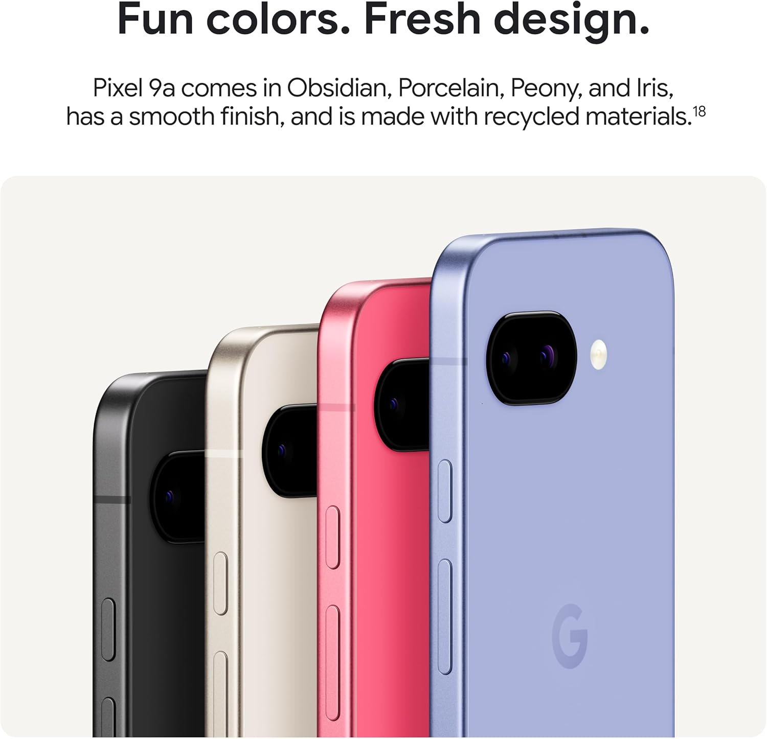 An image of the Google Pixel 9a. Source: https://amzn.to/3GxChFK