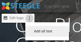Ajoutez du texte de remplacement au logo de votre site dans les nouveaux sites Google