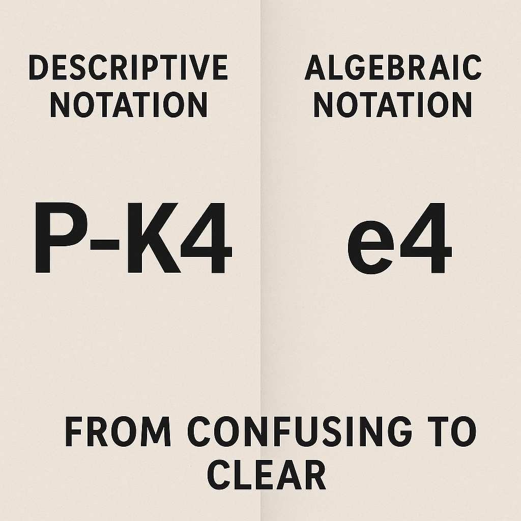 Differences Between Algebraic and Descriptive Notation