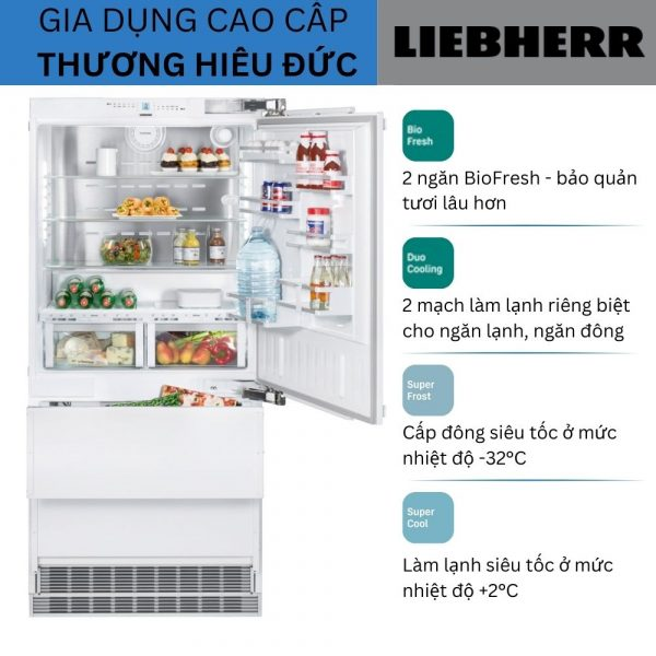 Review Tủ Lạnh Liebherr ECBN 6156 PremiumPlus BioFresh NoFrost