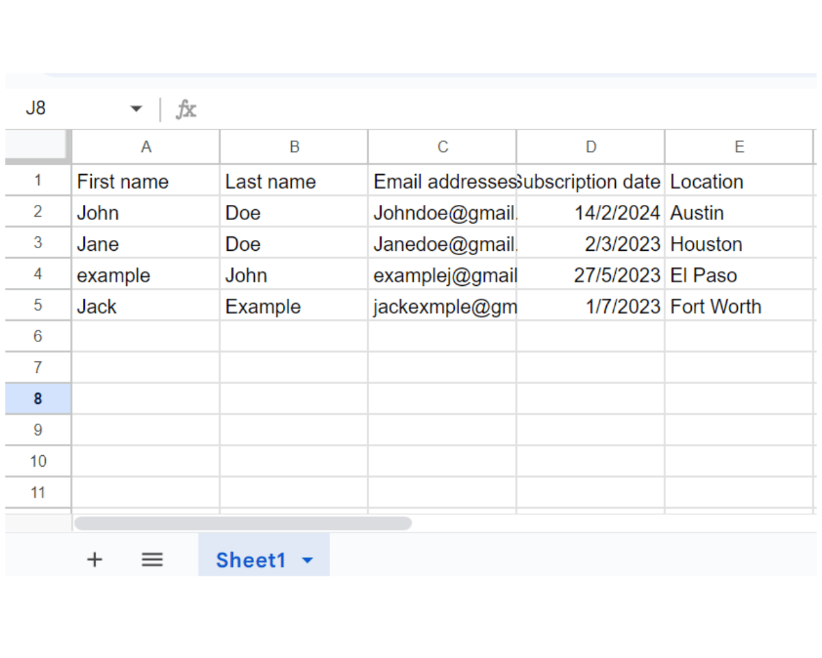 How to Mail merge with CC or BCC using Mailsuite: Create your database