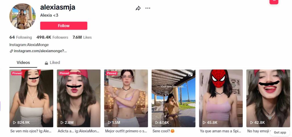 Alexia: mexican tiktok influencers