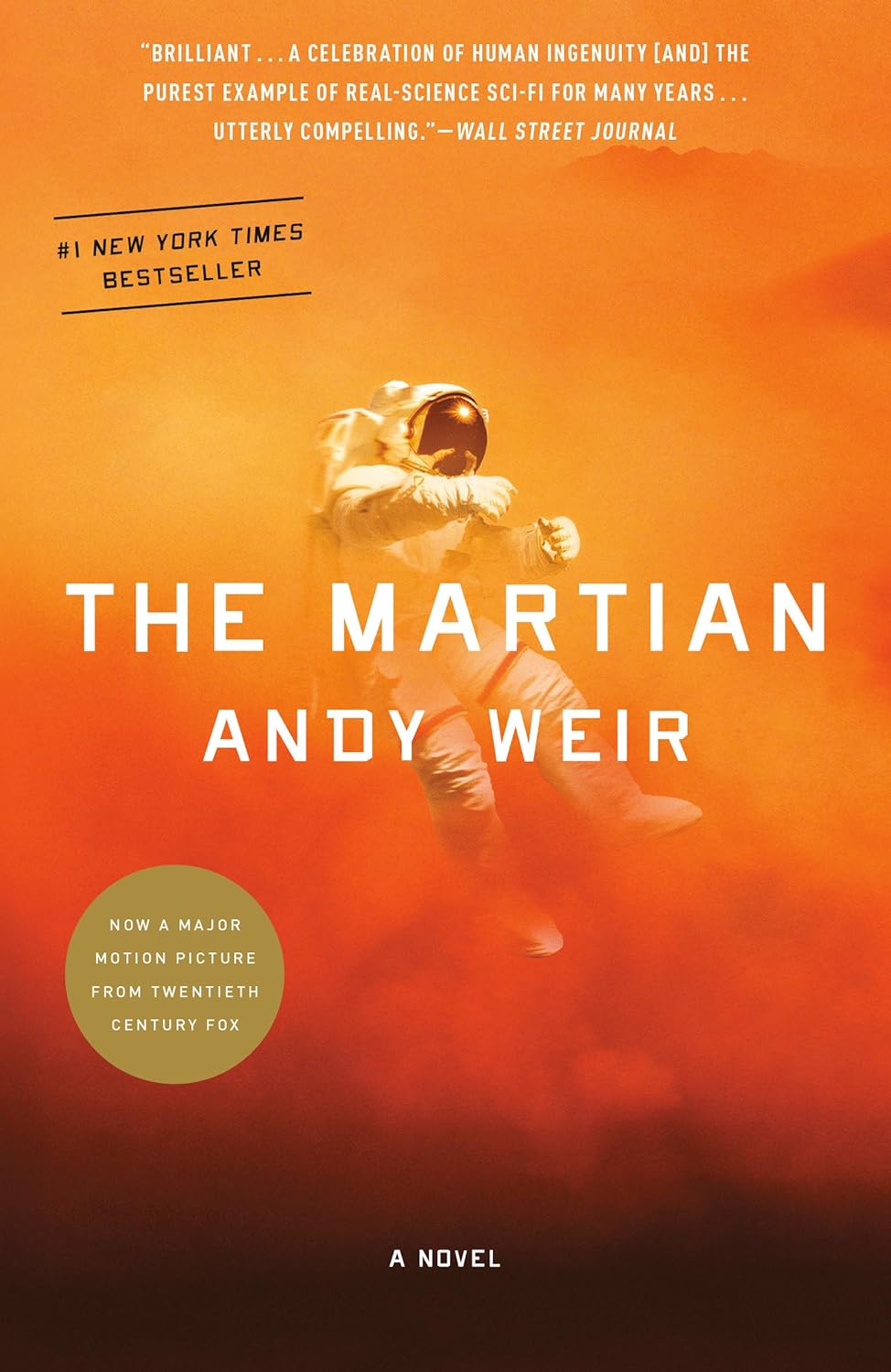 The Martian by Andy Weir cover picture from Amazon