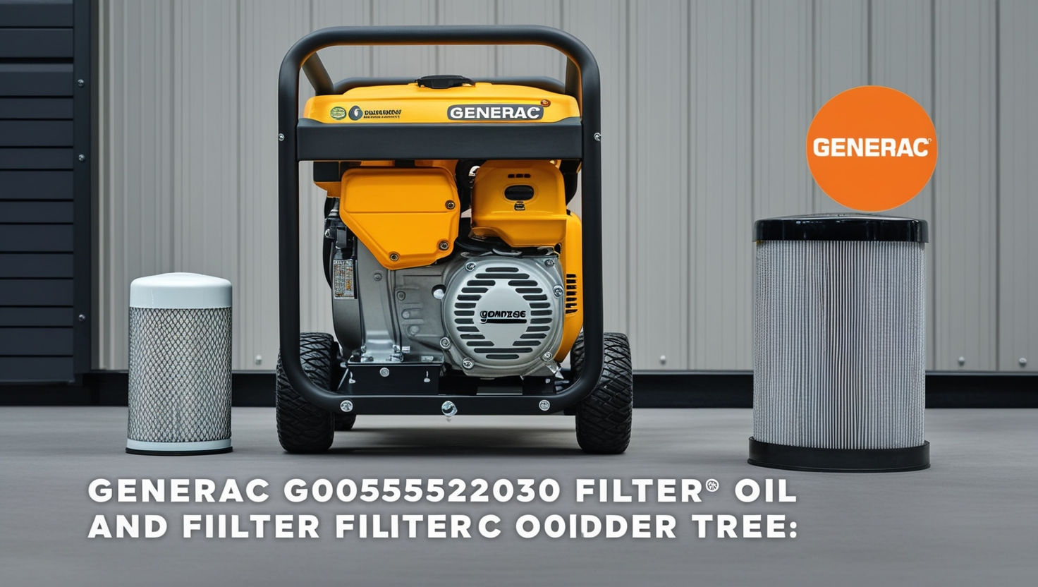 Generac G0055230 Oil and Filter Order Tree