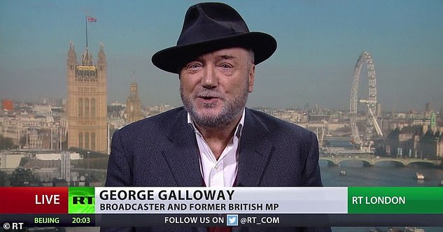 RT loses Court of Appeal challenge over £200,000 fine for biased George  Galloway Sputnik broadcasts | Daily Mail Online