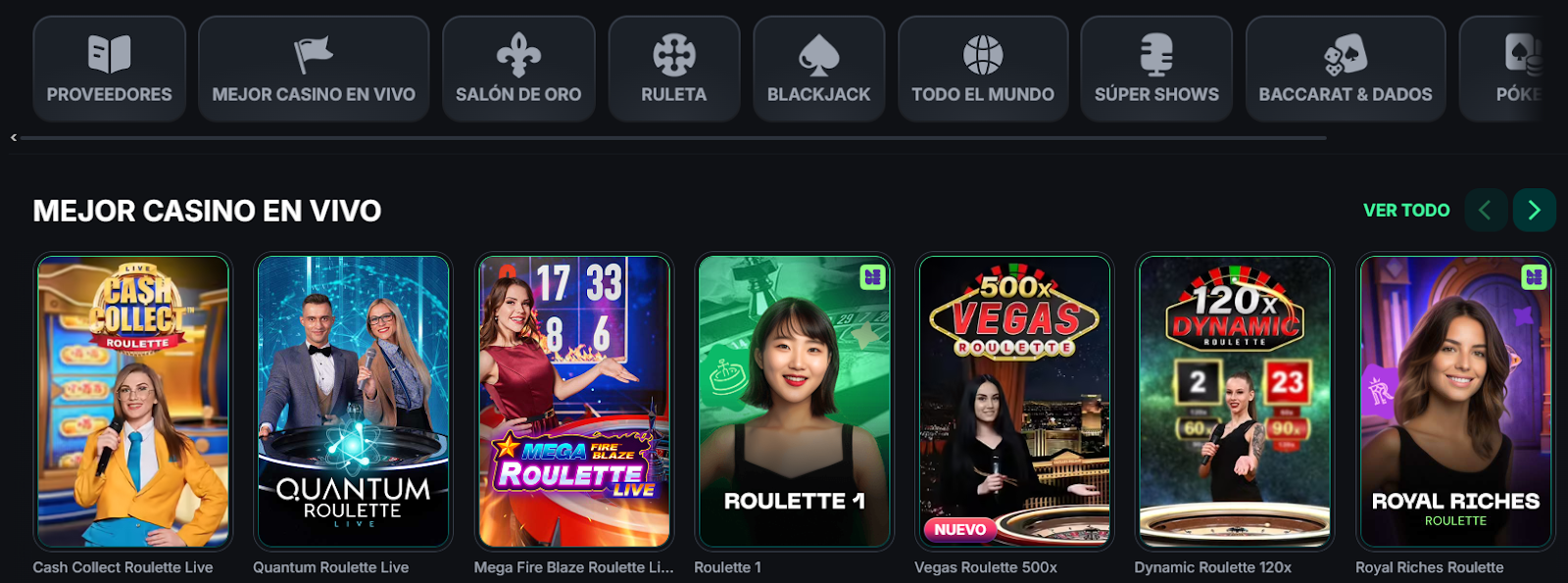 Kinbet Casino en Vivo