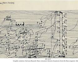 Image of Sylvano Bussotti's graphic score