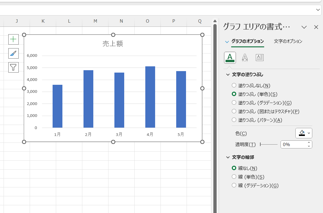 excel 棒グラフ