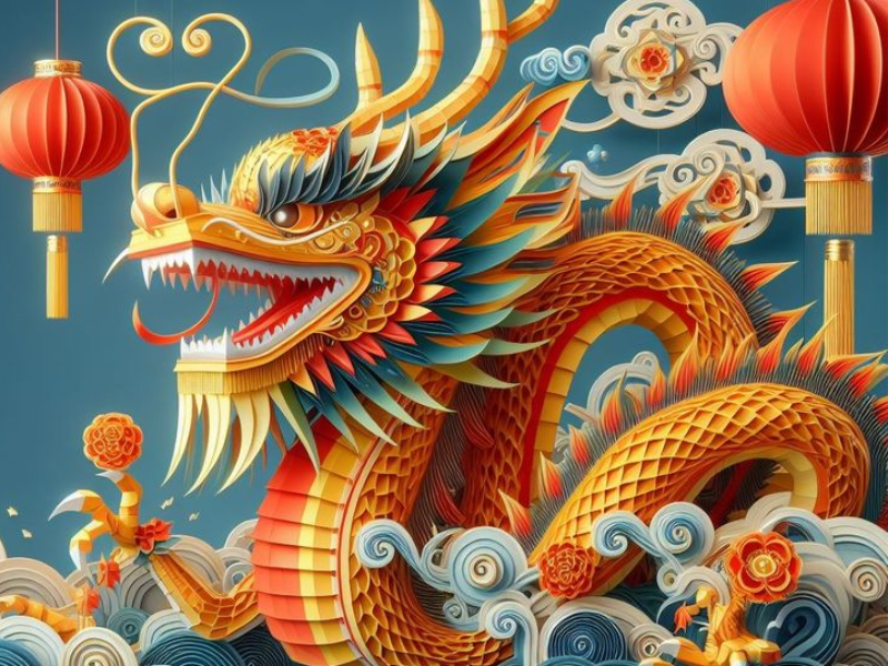Rồng là cung hoàng đạo được ưa chuộng nhất trong văn hóa Trung Quốc (Ảnh sưu tầm) 