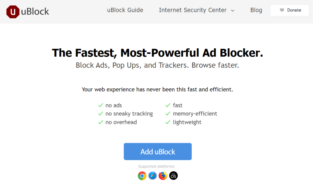 uBlock