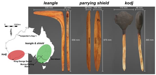 The kodj and leangle with parrying shield