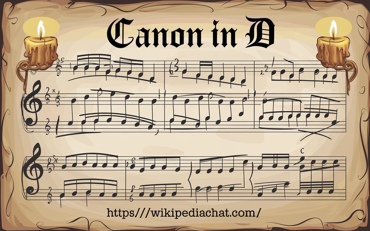 canon in d sheet music