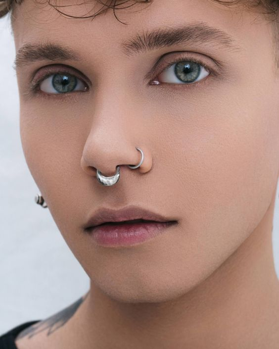 lovely septum piercing